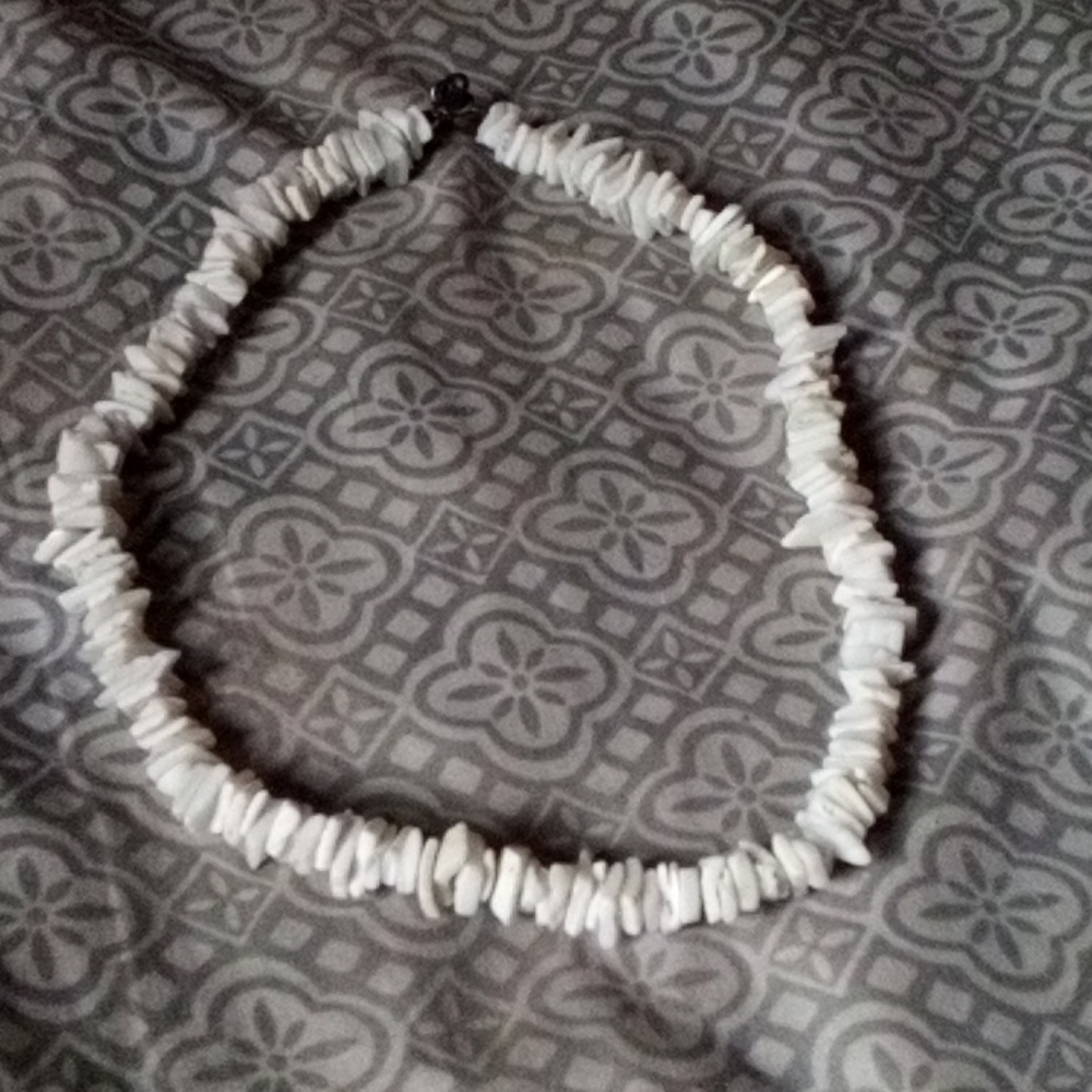 White Seashell Necklace
